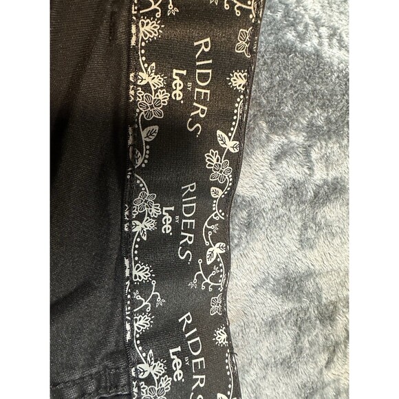 Riders by Lee Black Straight Leg Jeans Size 24 W - Picture 7 of 9